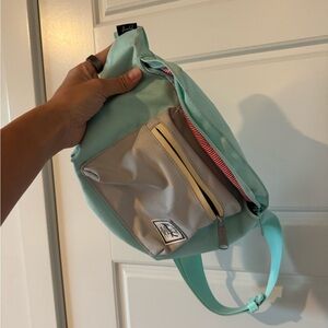 Herschel Supply Company Teal Fanny Pack